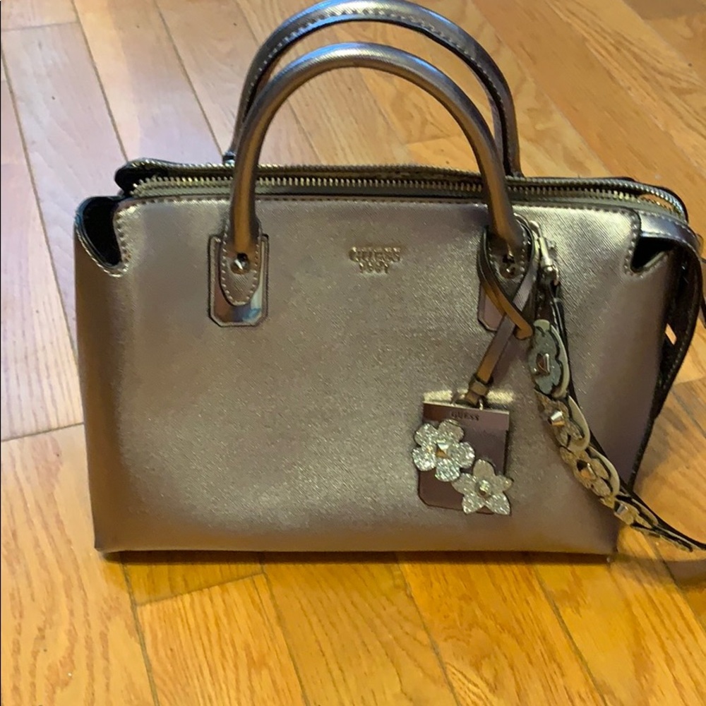 Silver handbag